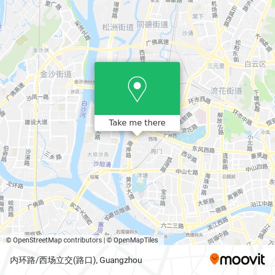 内环路/西场立交(路口) map