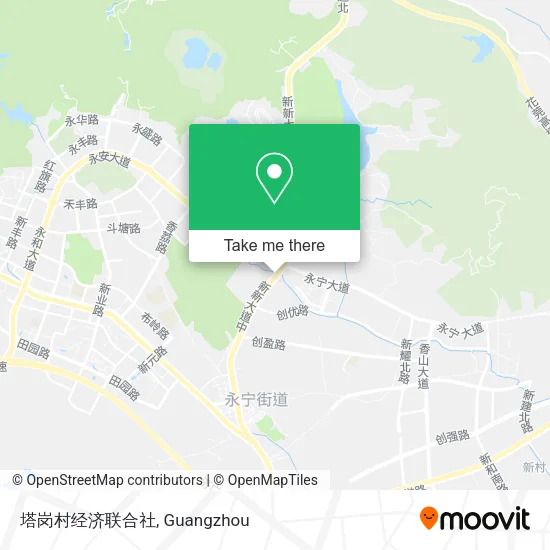 塔岗村经济联合社 map