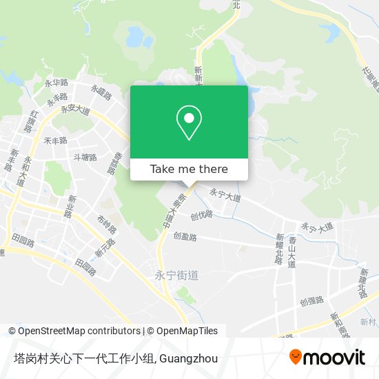 塔岗村关心下一代工作小组 map