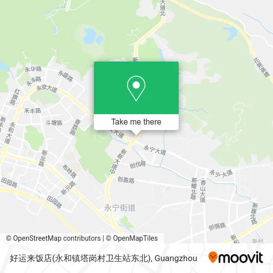 好运来饭店(永和镇塔岗村卫生站东北) map