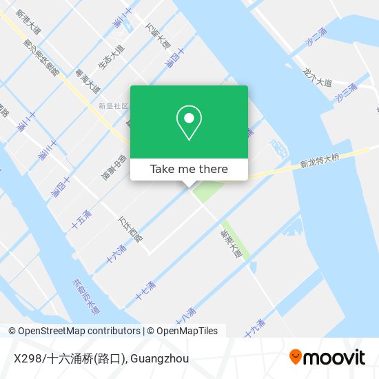 X298/十六涌桥(路口) map