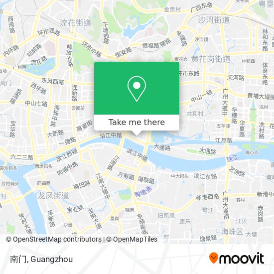 南门 map