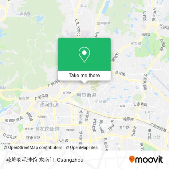 燕塘羽毛球馆-东南门 map
