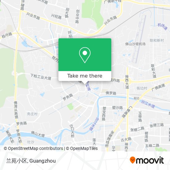 兰苑小区 map