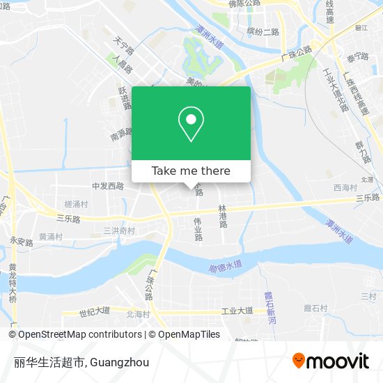 丽华生活超市 map