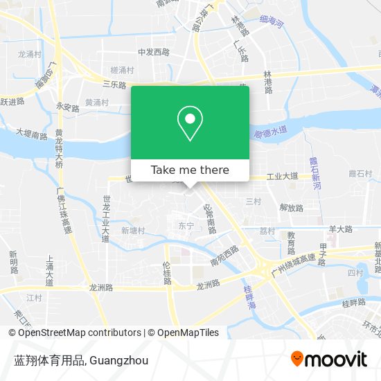蓝翔体育用品 map
