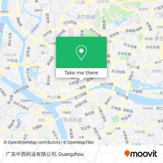 广东中西药业有限公司 map