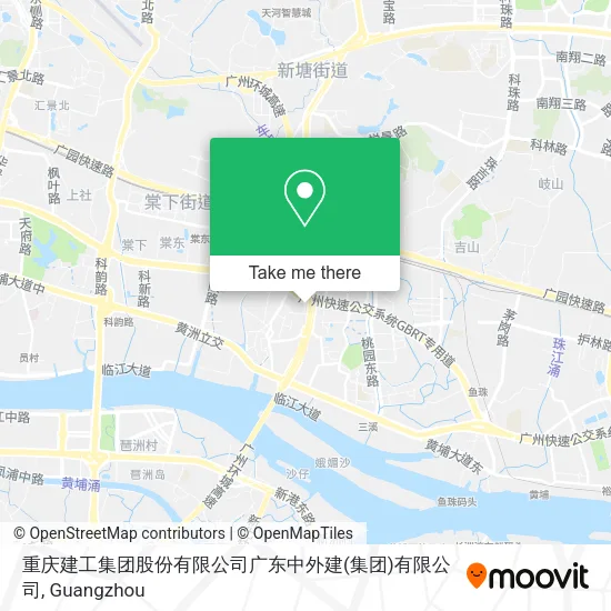 重庆建工集团股份有限公司广东中外建(集团)有限公司 map