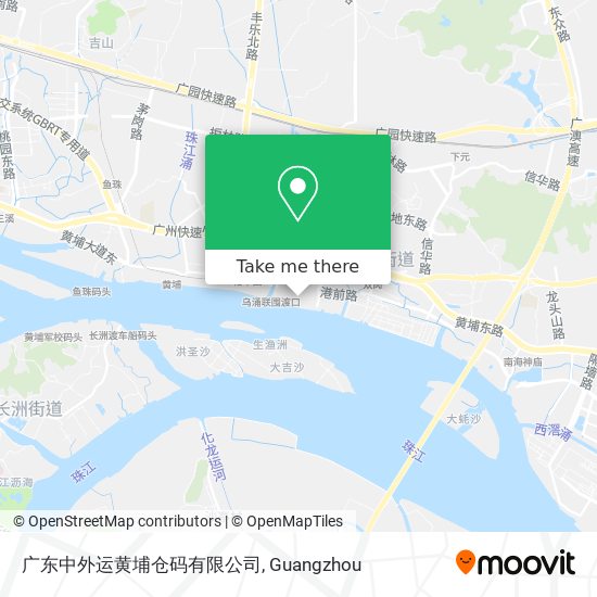 广东中外运黄埔仓码有限公司 map
