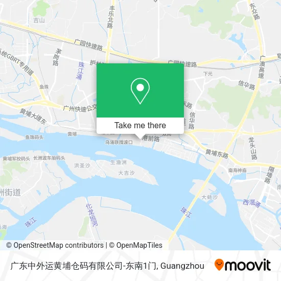 广东中外运黄埔仓码有限公司-东南1门 map