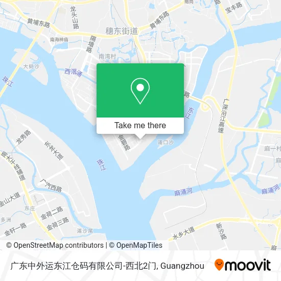 广东中外运东江仓码有限公司-西北2门 map