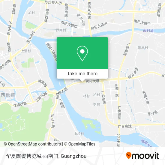 华夏陶瓷博览城-西南门 map