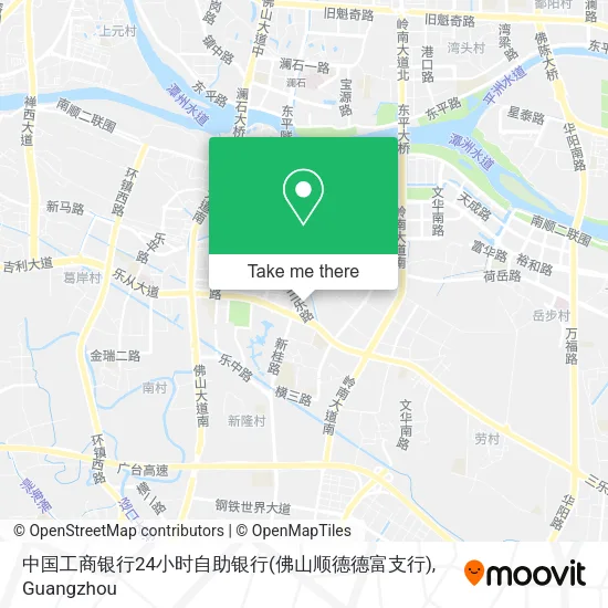 中国工商银行24小时自助银行(佛山顺德德富支行) map