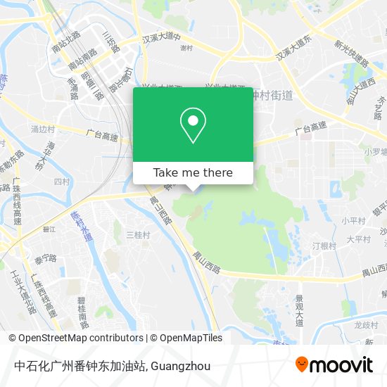 中石化广州番钟东加油站 map