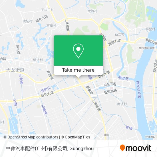 中伸汽車配件(广州)有限公司 map