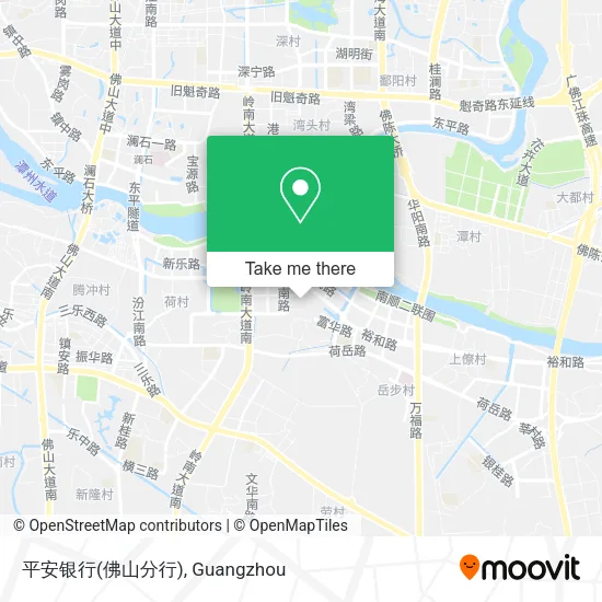 平安银行(佛山分行) map