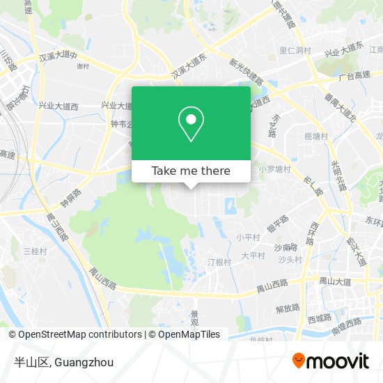 半山区 map
