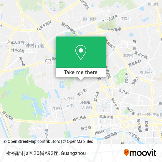祈福新村a区20街A92座 map