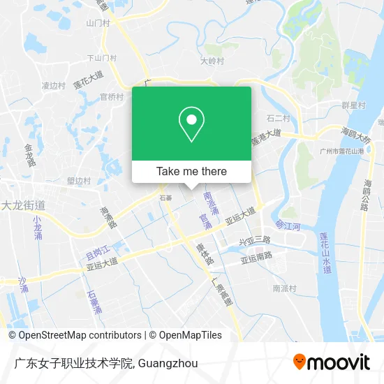 广东女子职业技术学院 map