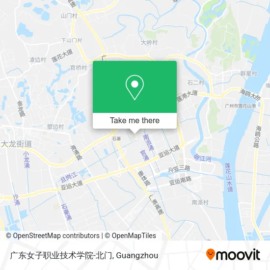 广东女子职业技术学院-北门 map