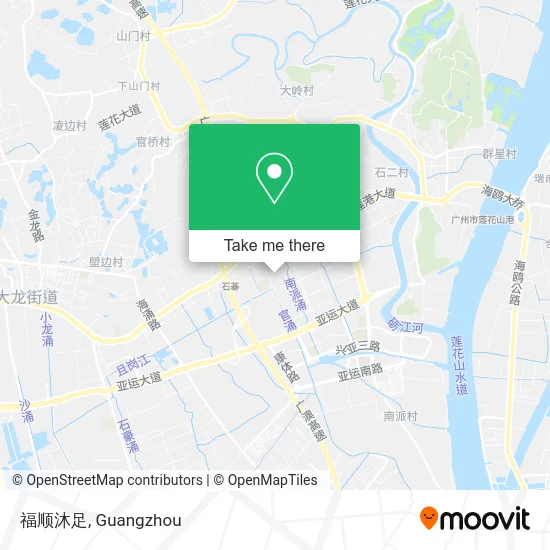 福顺沐足 map