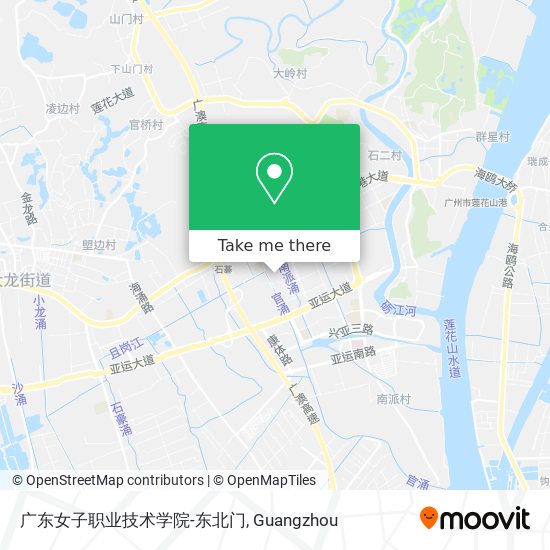 广东女子职业技术学院-东北门 map