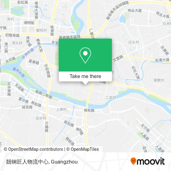 靓钢匠人物流中心 map