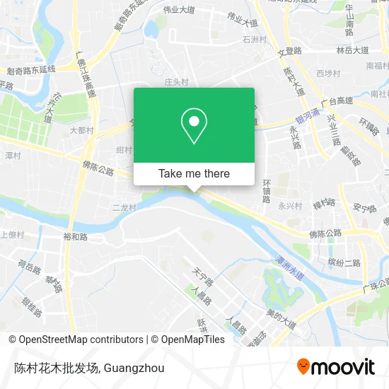 陈村花木批发场 map