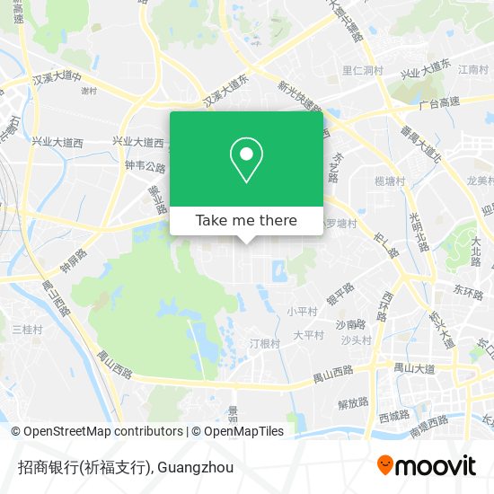 招商银行(祈福支行) map