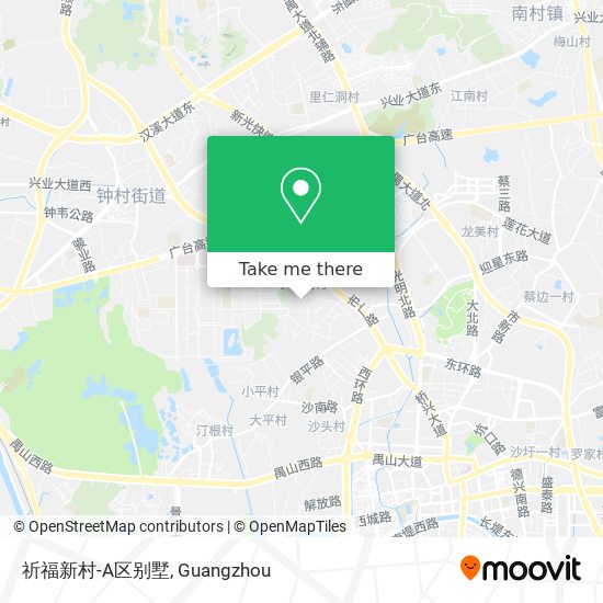 祈福新村-A区别墅 map