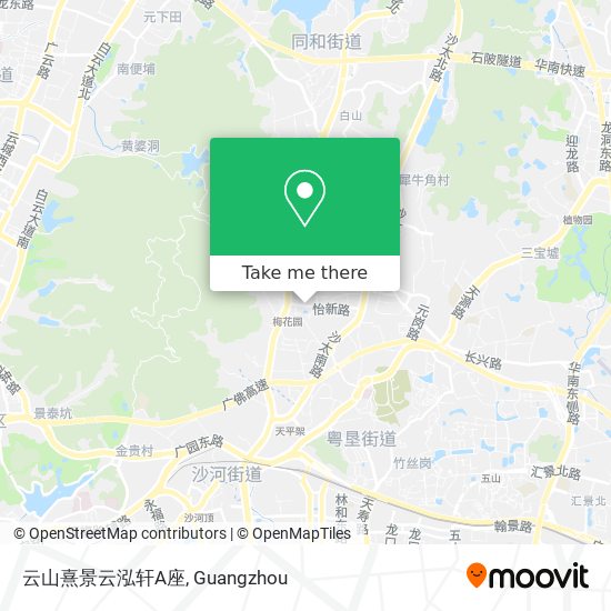 云山熹景云泓轩A座 map