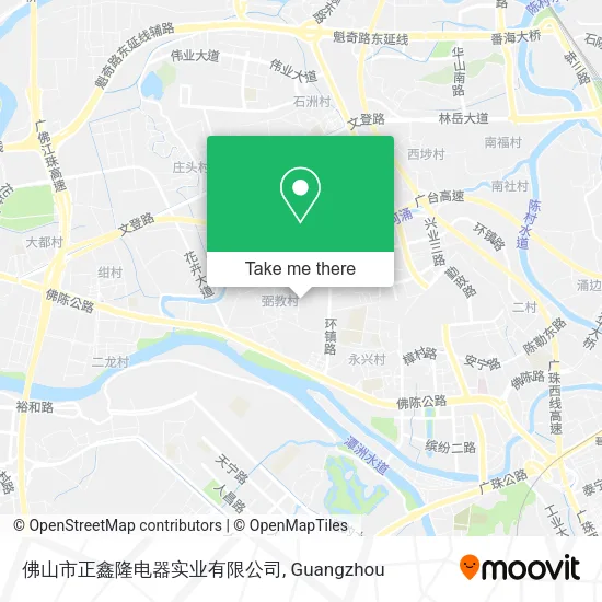佛山市正鑫隆电器实业有限公司 map