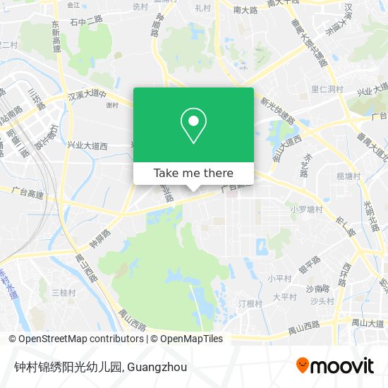 钟村锦绣阳光幼儿园 map