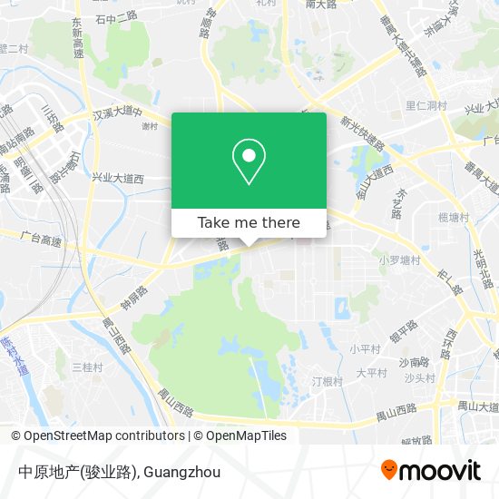 中原地产(骏业路) map
