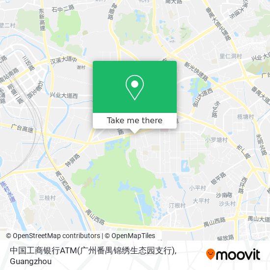 中国工商银行ATM(广州番禺锦绣生态园支行) map