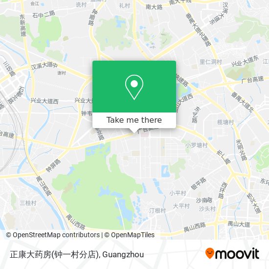正康大药房(钟一村分店) map