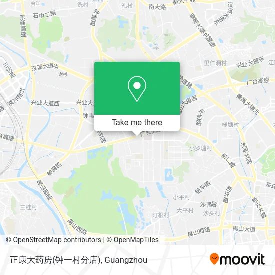 正康大药房(钟一村分店) map