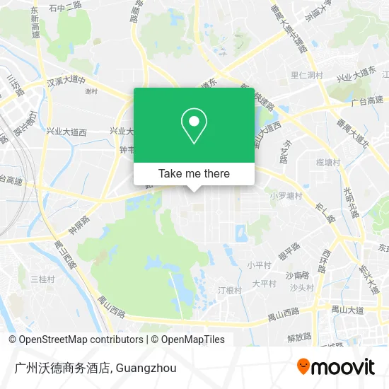 广州沃德商务酒店 map