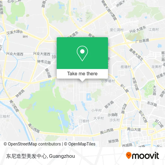 东尼造型美发中心 map