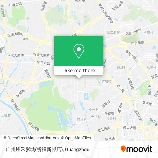 广州烽禾影城(祈福新邨店) map