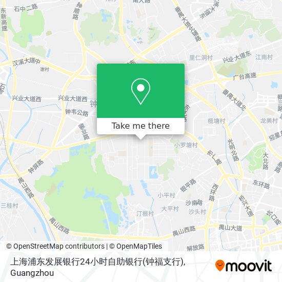 上海浦东发展银行24小时自助银行(钟福支行) map