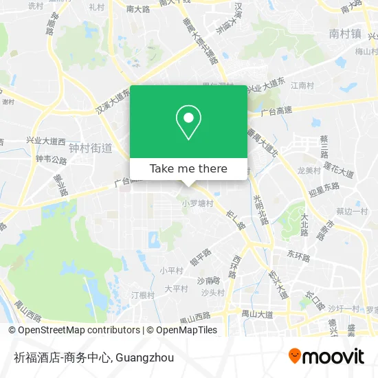 祈福酒店-商务中心 map