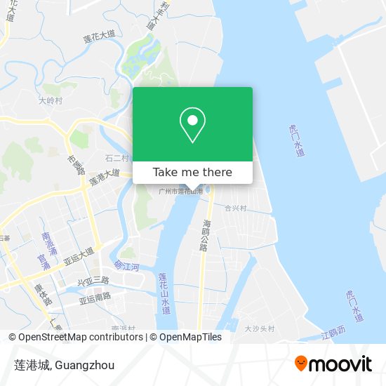 莲港城 map
