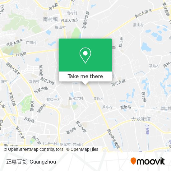 正惠百货 map