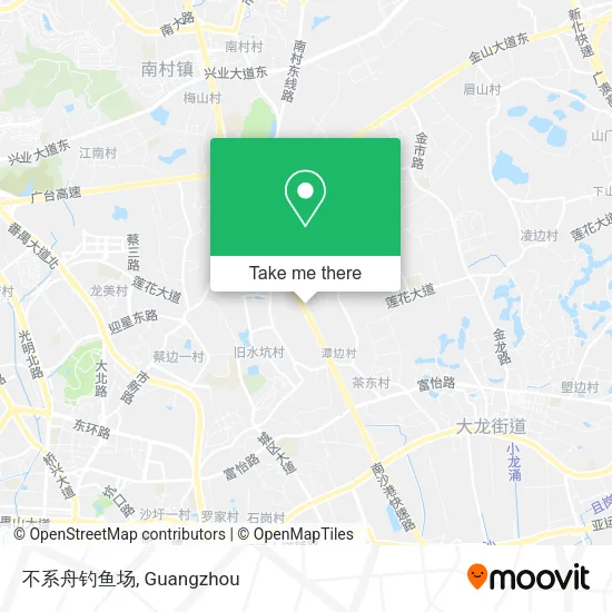 不系舟钓鱼场 map