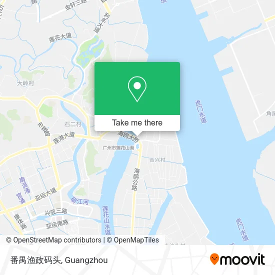 番禺渔政码头 map