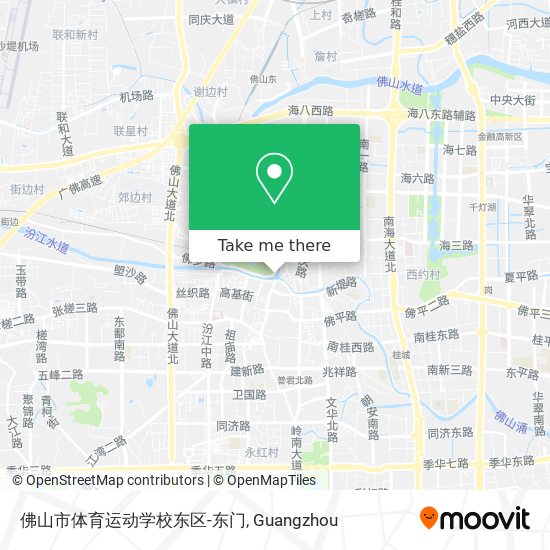 佛山市体育运动学校东区-东门 map