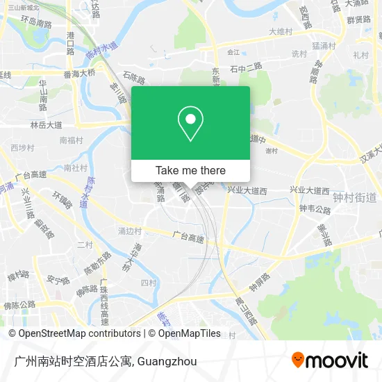 广州南站时空酒店公寓 map