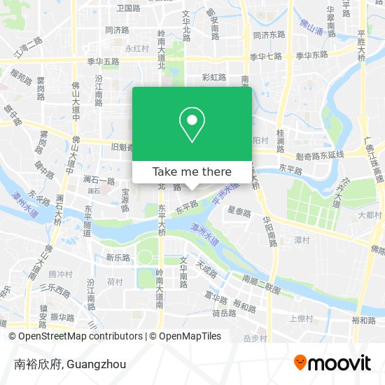 南裕欣府 map