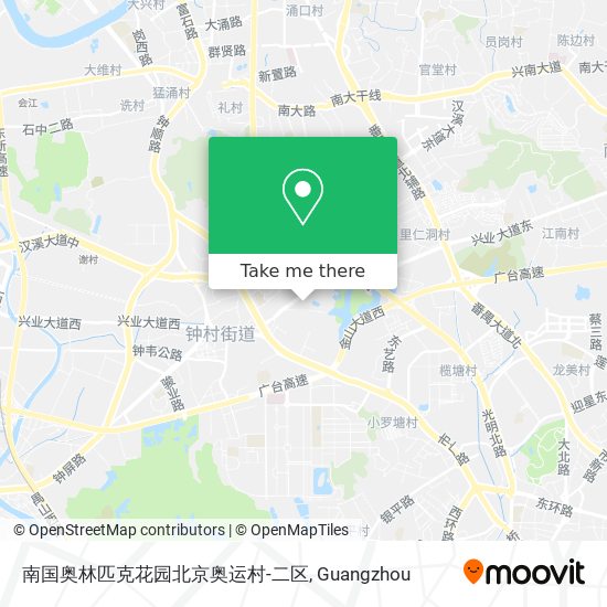 南国奥林匹克花园北京奥运村-二区 map